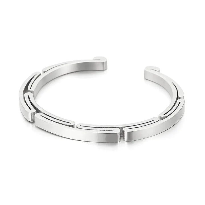 Fashionable Stainless Steel Couple Bracelet for All Occasions