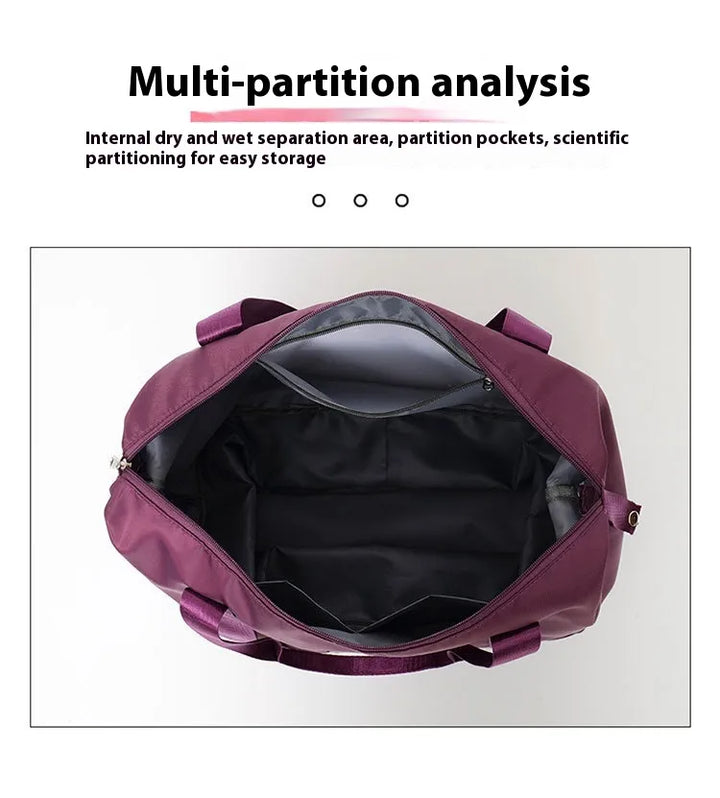 Double-Layer Extended Large Capacity Travel Bag With Wheels