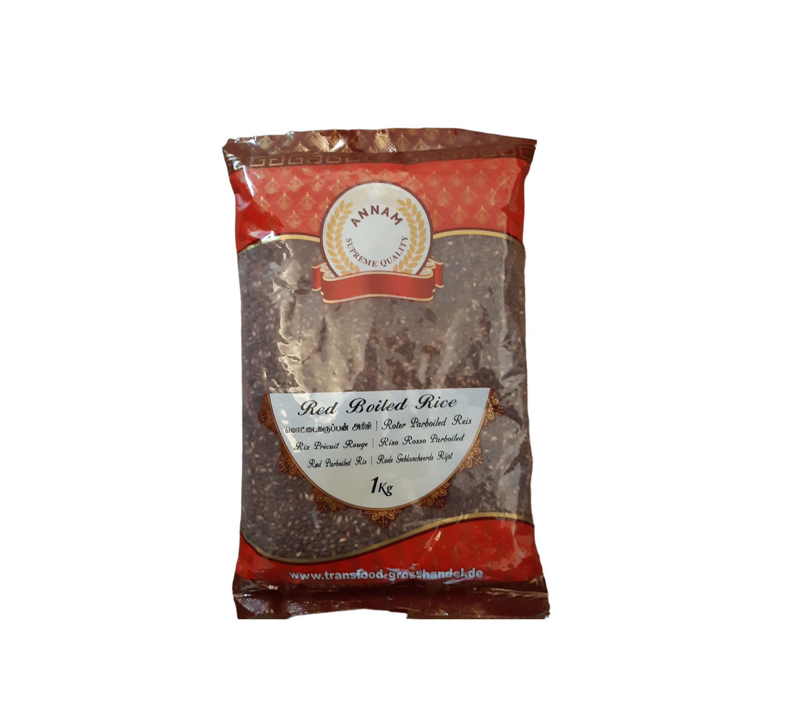 Annam Red Boiled Rice 1Kg - MD Store