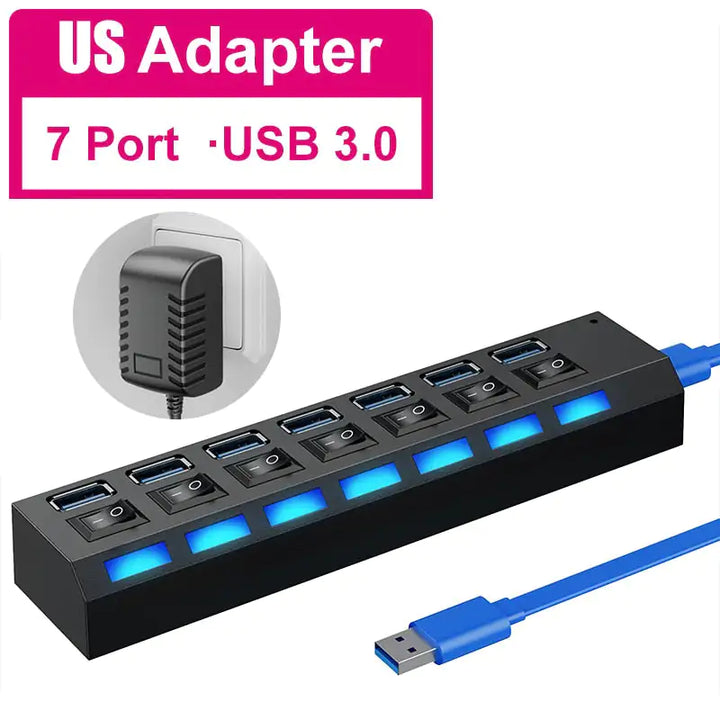 USB 2.0 Hub with Switch