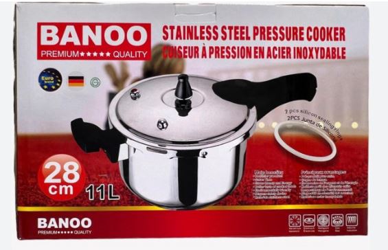 Banoo Stainless Steel | Pressure Cooker - MD Store