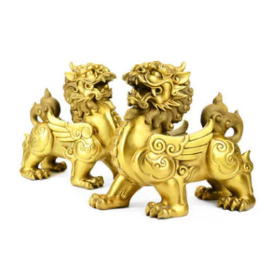 Pure Copper Pixiu Wealth Decor for Home and Office