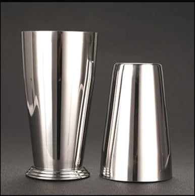 Boston Cocktail Shaker, Stainless Steel with Base