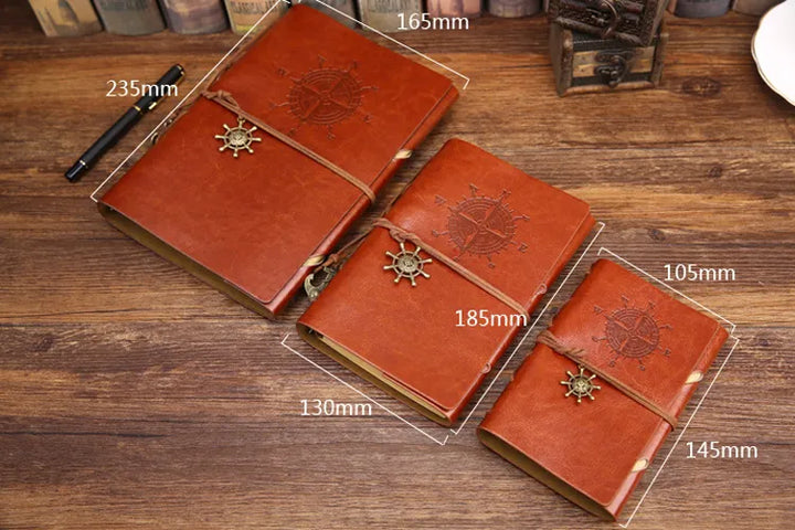 Retro Pirate Ship Notebook