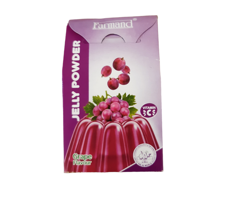 Farmand Jelly Powder Grape Flavor (Halal) - 100g
