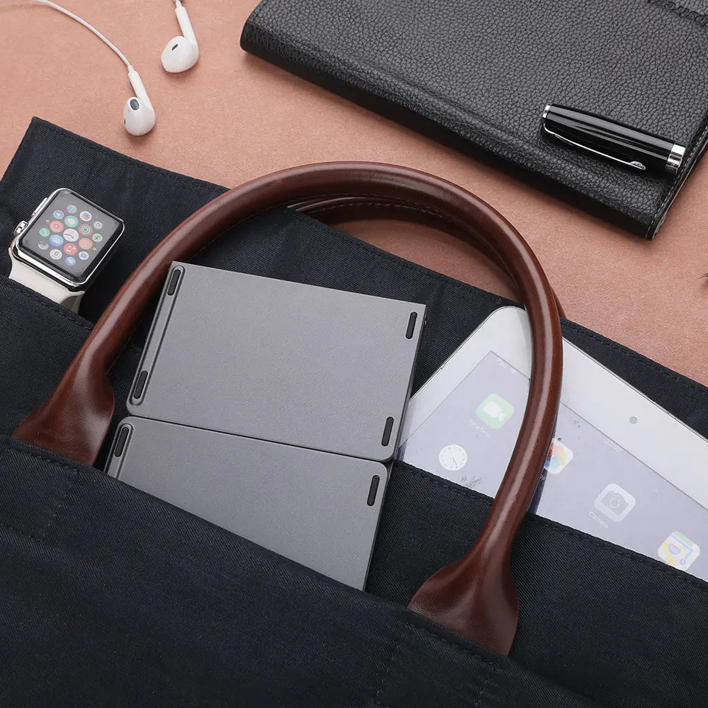 Foldable Mini Keyboard with Wireless Bluetooth Touchpad