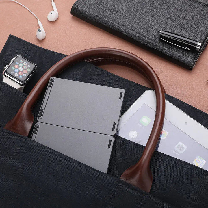 Foldable Mini Keyboard with Wireless Bluetooth Touchpad