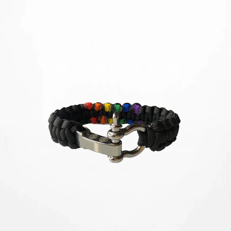 New Seven-Core Paracord Survival Bracelet with Alloy Clasp