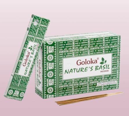 Goloka Nature's | Basilikum-Räucherstäbchen