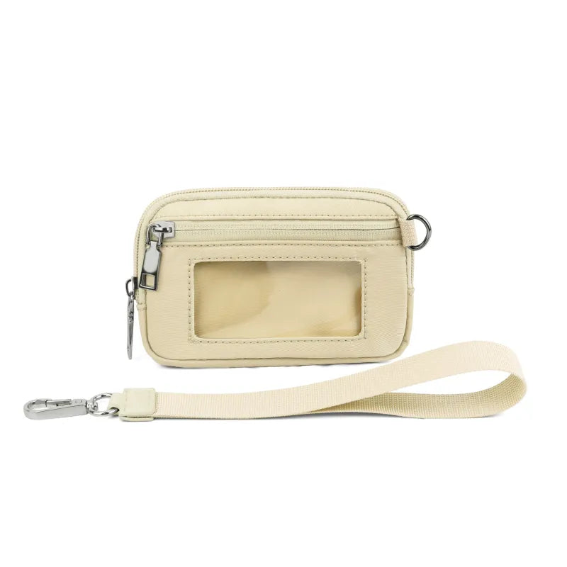 Transparent PVC Wrist Card Holder