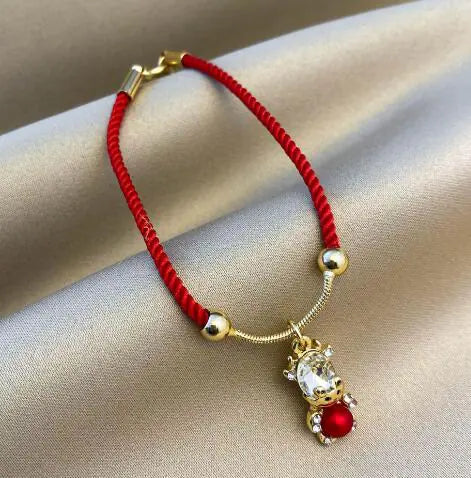 Red String Bracelet for Women - Unique Design Gift