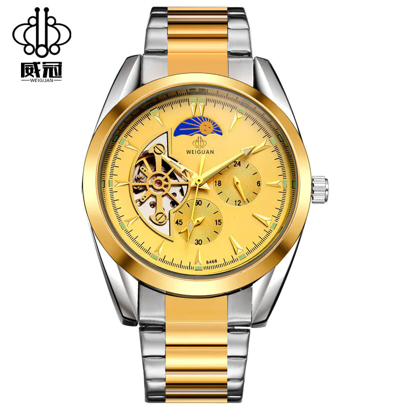 Men's Fashion Automatic Mechanical Watch with Water Resistance