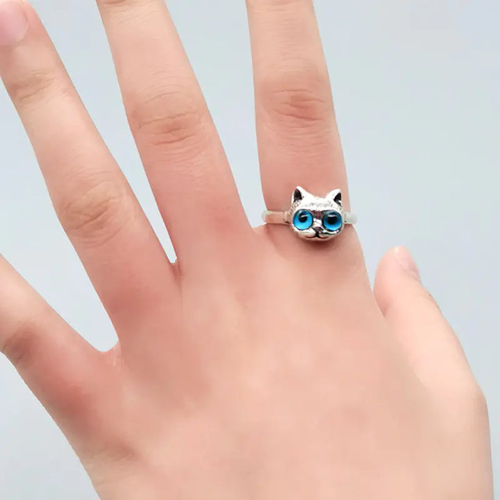 Personalized Cat Snake Ring for Women, Fashion Cold Style