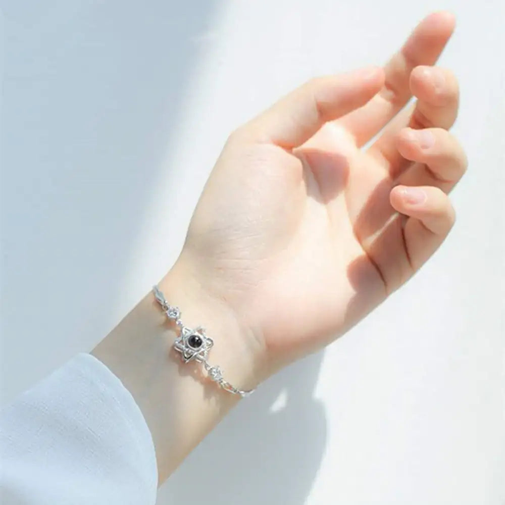 Custom Projection Bracelet for Women in 100 Languages