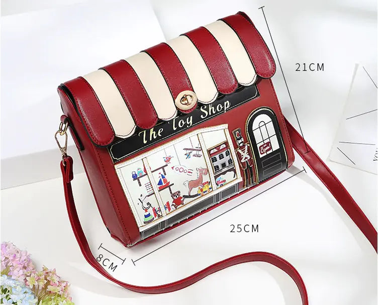 Embroidered Floral Mini House Handbag - Spring/Summer 2020