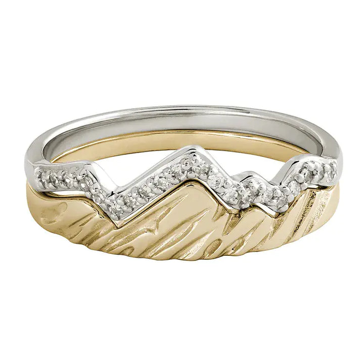 Copper Inlaid Zircon Folding Ring for Women’s Fashion