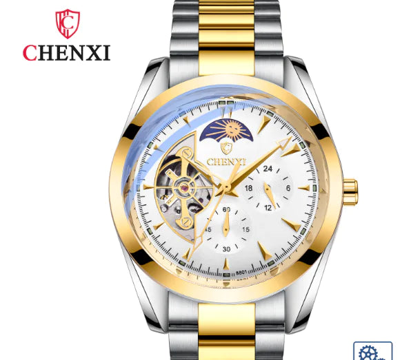 Men's Fashion Automatic Mechanical Watch with Water Resistance