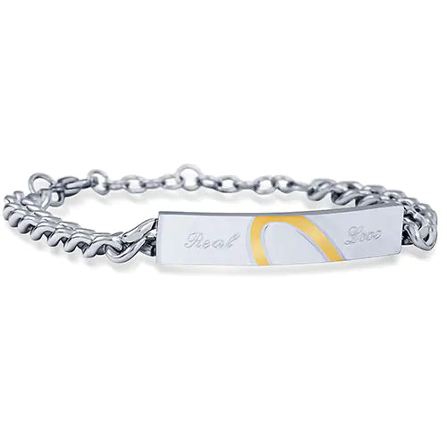 Korean Style Puzzle Heart Couple Bracelet in Rose Gold