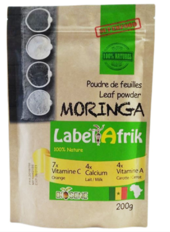 Label Afrik Moringa Leaf Powder 200g - MD Store