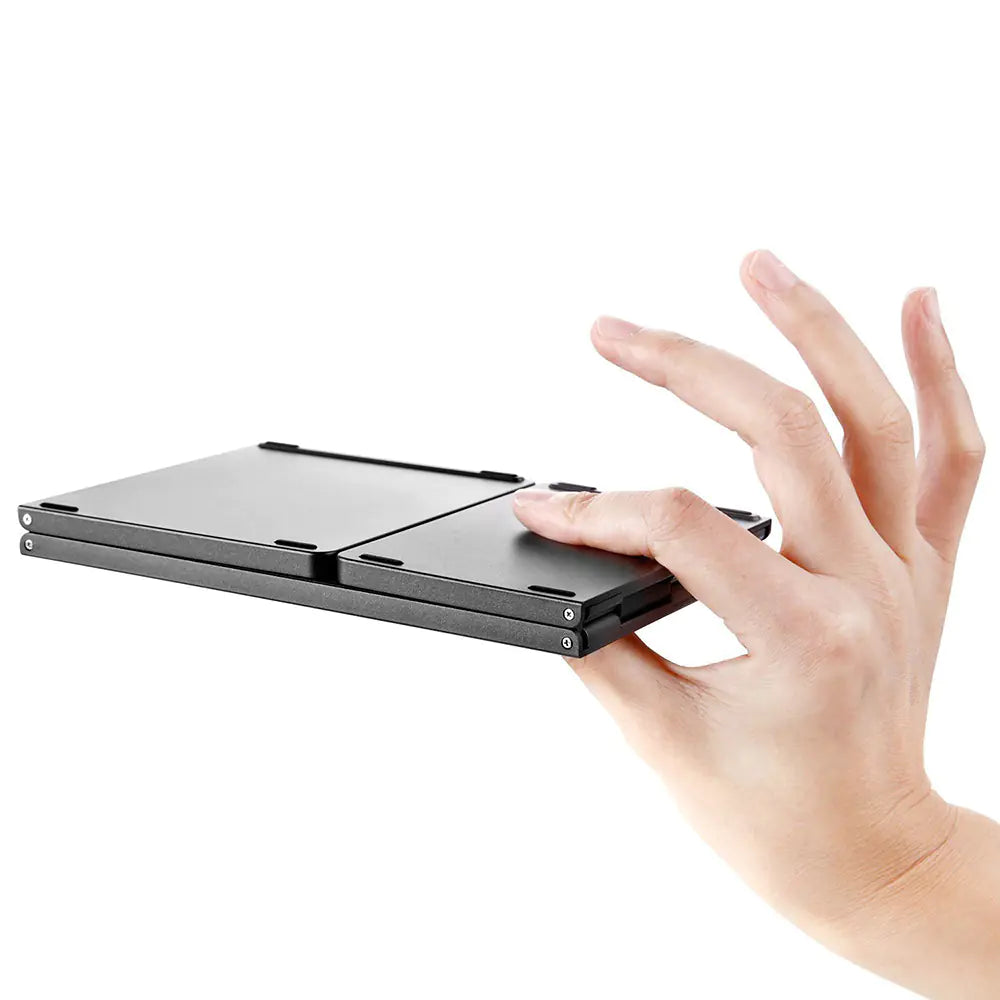 Foldable Mini Keyboard with Wireless Bluetooth Touchpad