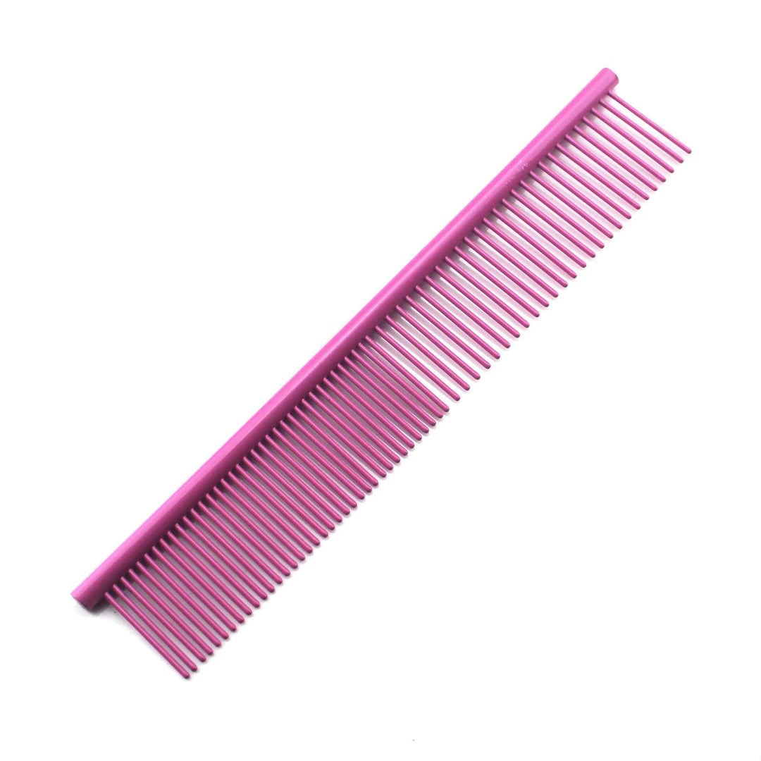 Colorful Stainless Steel Medium Pet Comb