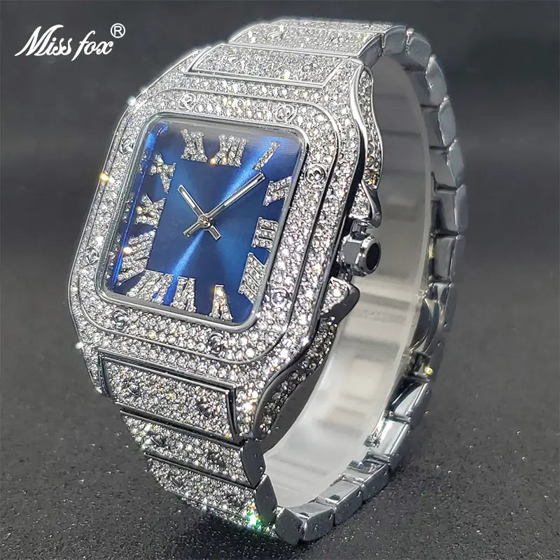 Ice Out Diamond Square Watch MD Store
