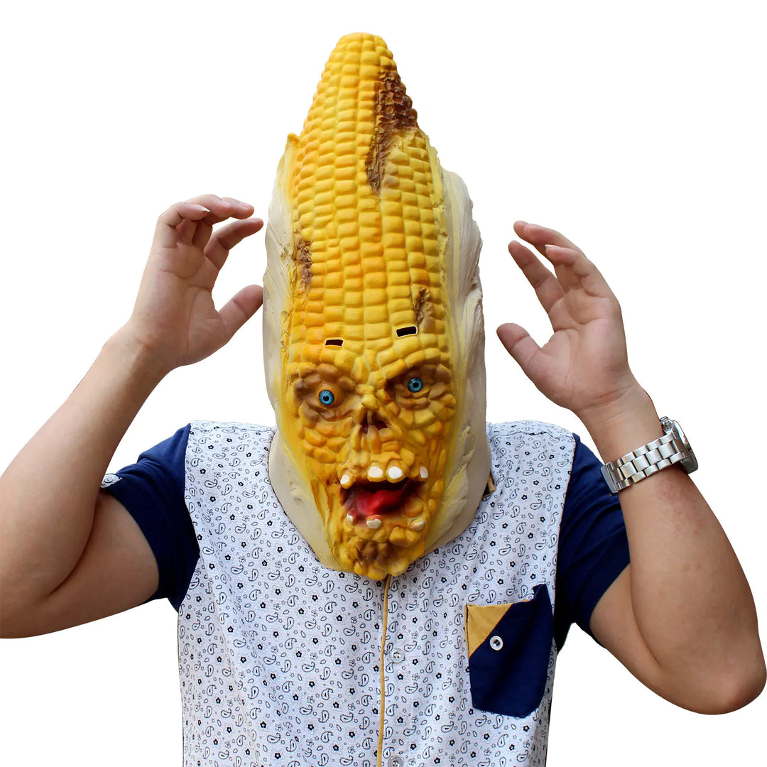 Halloween Corn Shaped Masks for Parties and Games