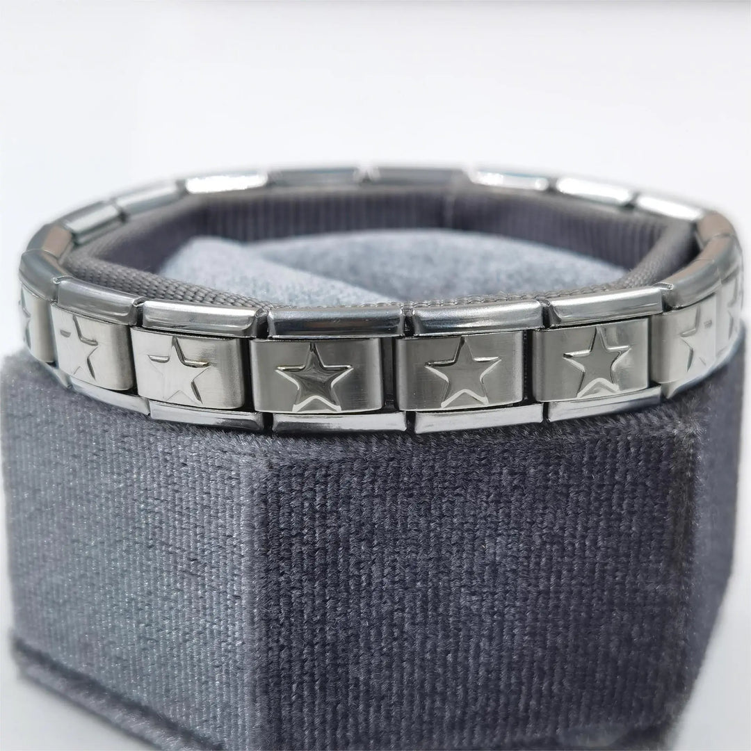 Stainless Steel Five-Point Star Bracelet