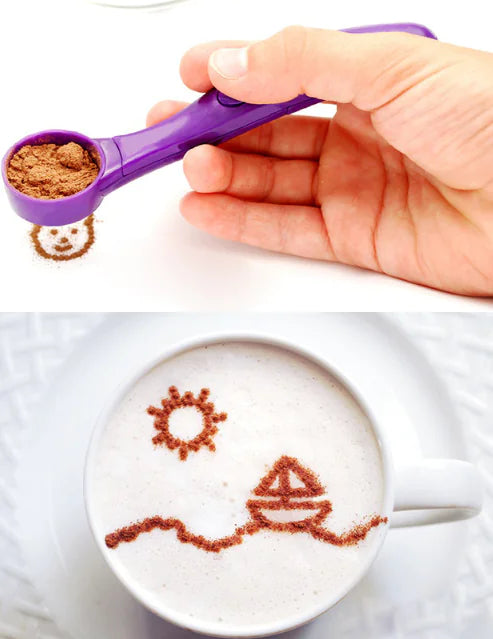 Magic Spice Spoon - Electric Coffee and Cake Decor Tool