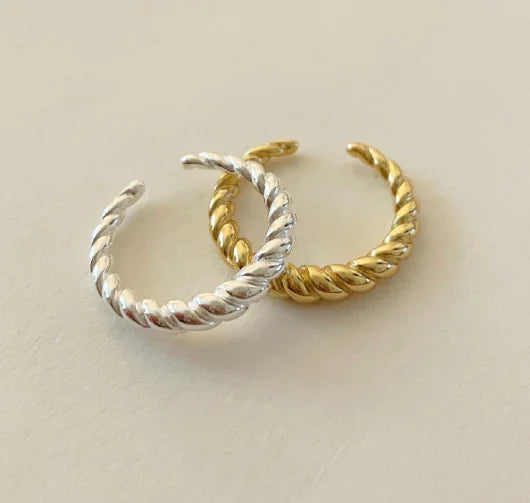 Vintage 925 Sterling Silver Knotted Design Ring