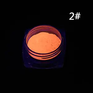Glow-in-the-Dark Nail Powder - 10 Bright Colors
