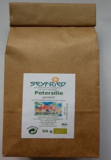 Seyfrieds | Petersilie bio | gerebelt 50g