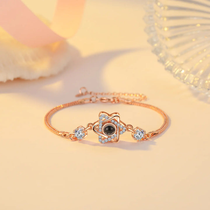 Custom Projection Bracelet for Women in 100 Languages
