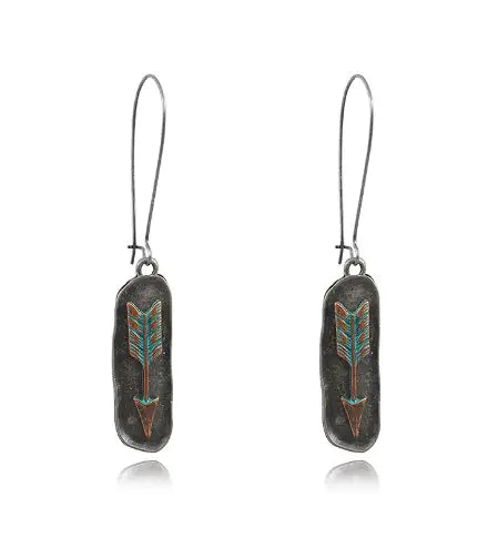 2019 New Bohemian Style Drop Oil Alloy Earrings
