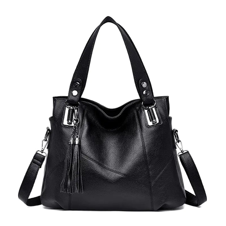 Fashionable Soft Leather Large Shoulder Bag for Women
