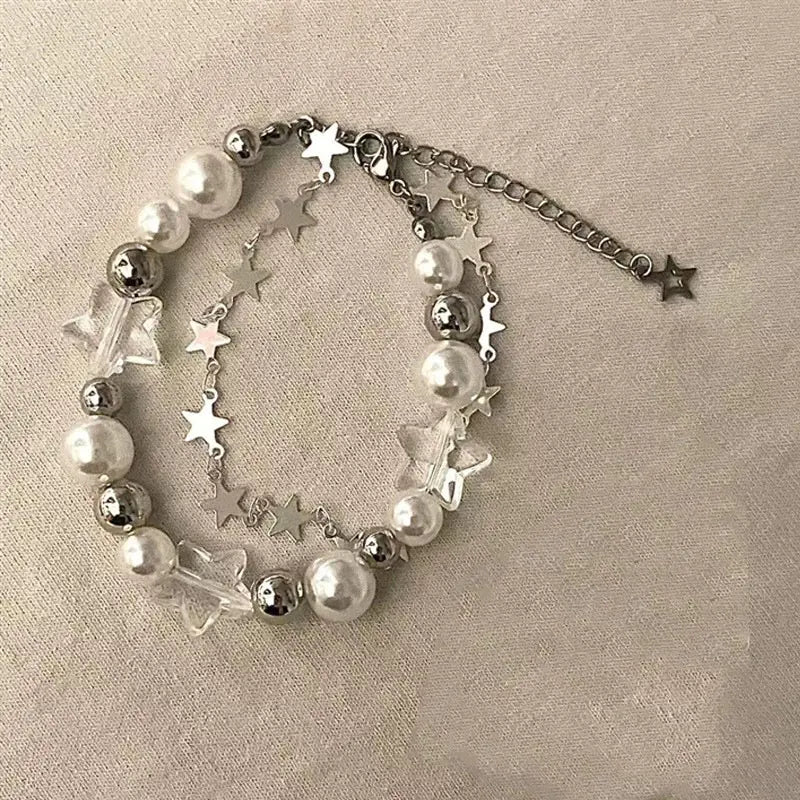 XINGX Double-Layer Beaded Bracelet in Cute Style