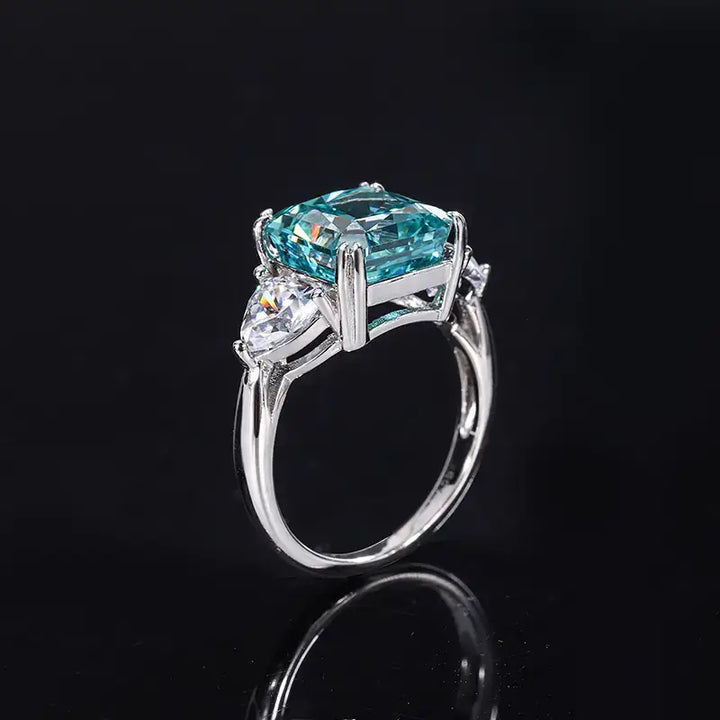 S925 Silver High Carbon Diamond Ring