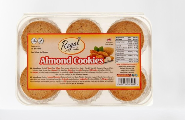 Regal Almond Cookies | Egg Free