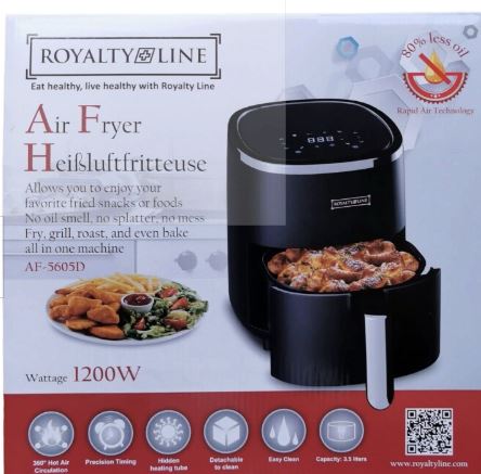 Royalty Line| Air Fryer | 1200W