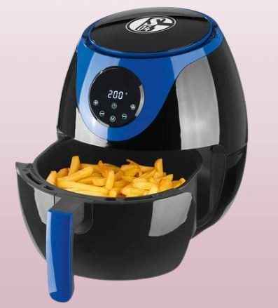 S04| Digital Heissluft- Fritteuse | mit 6 automatischen Programmen - MD Store
