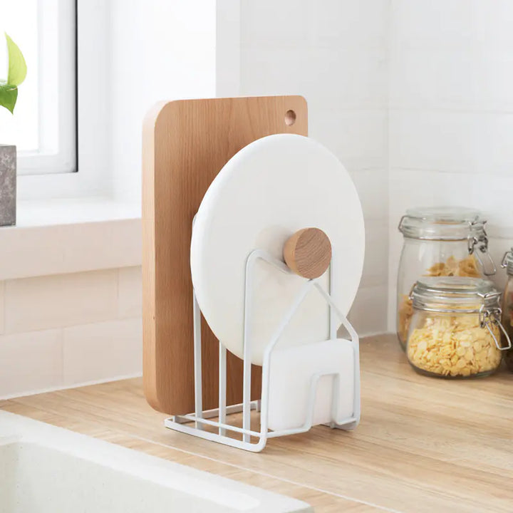 Multi-functional Stainless Steel Kitchen Storage Rack