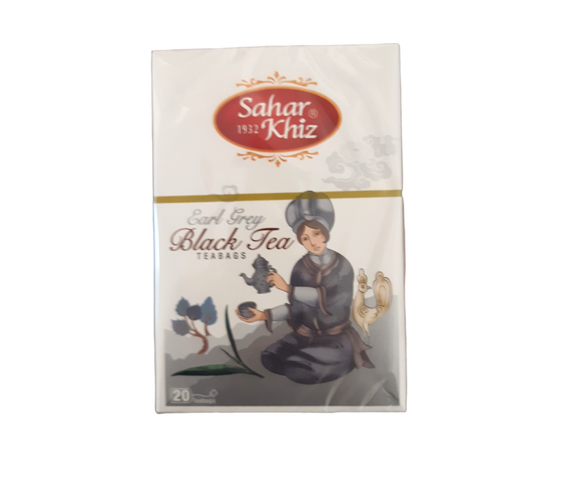 Sahar Khiz Ear Grey Schwarzer Tee - 20 Teebeutel 