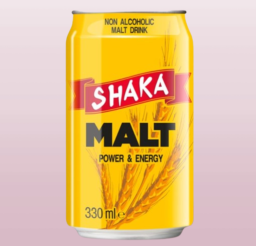 Shaka Malz | Power- und Energiegetränk | Alkoholfreies Malzgetränk | 330 ml