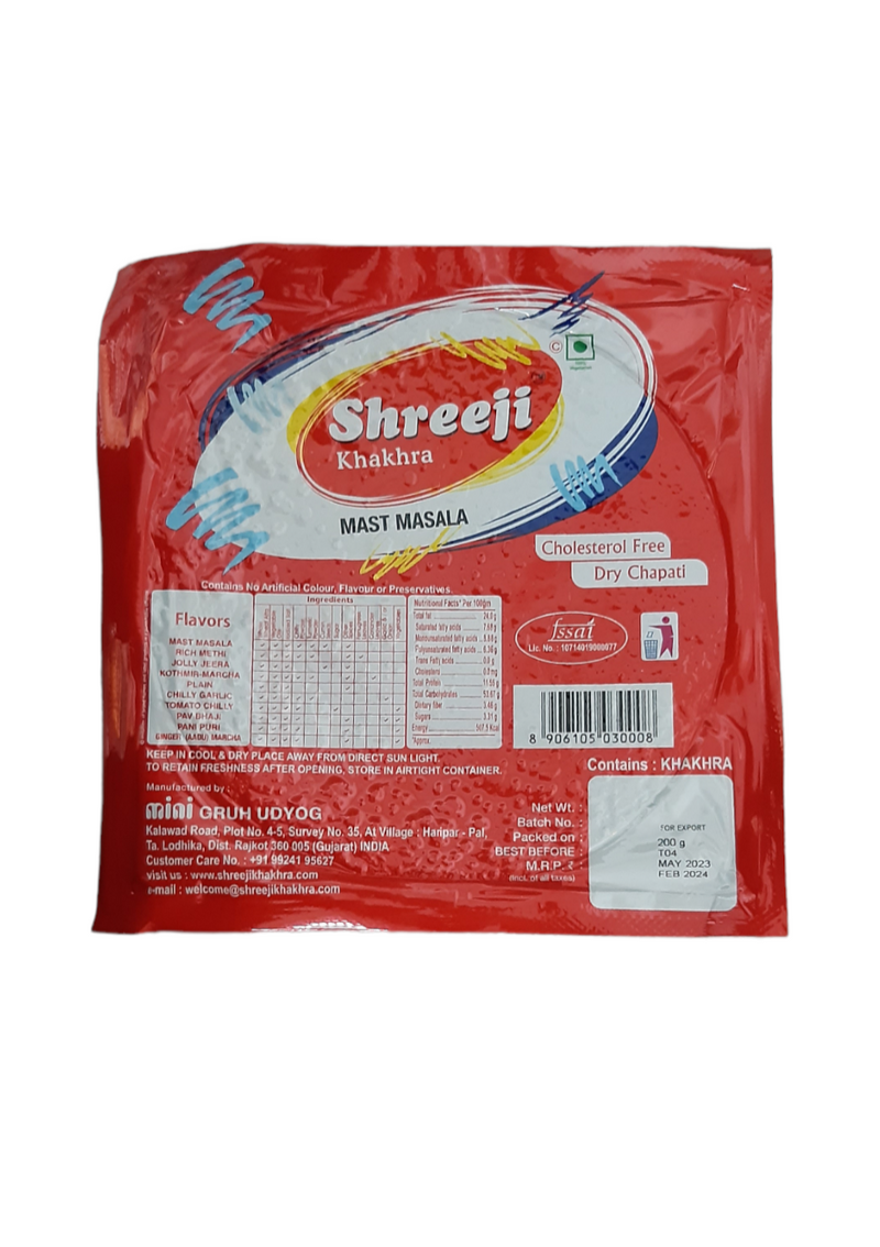     ShreejiKhakhramastmasala200g