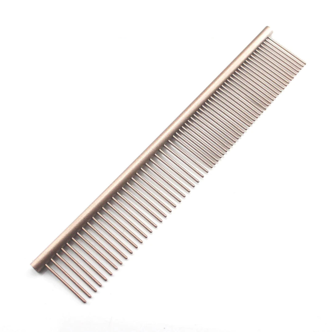 Colorful Stainless Steel Medium Pet Comb