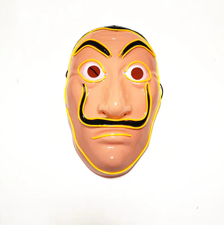 LED Light-Up Mask for Halloween Party Props