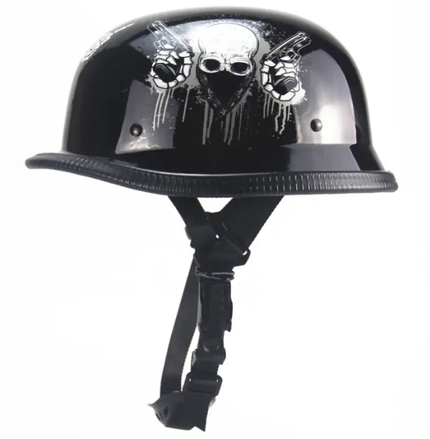Harley Motorcycle Summer Helmet with Skull Design