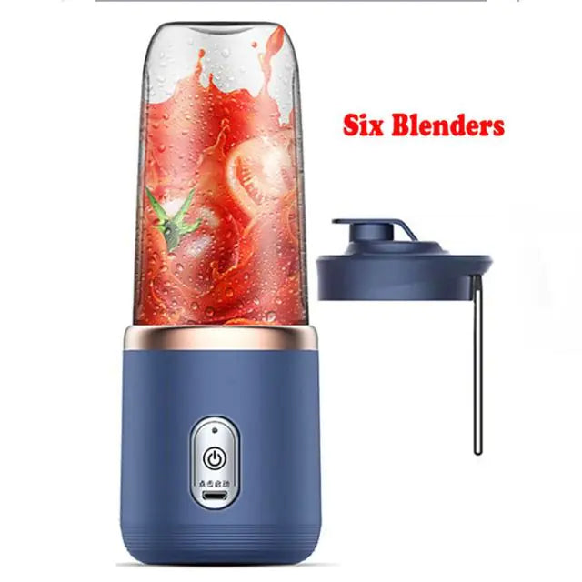 Tragbarer elektrischer Entsafter, 400 ml, Zitronen-/Orangenpresse, Multifunktionsmixer, Frucht-Smoothie-Mixer, Haushaltsgeräte