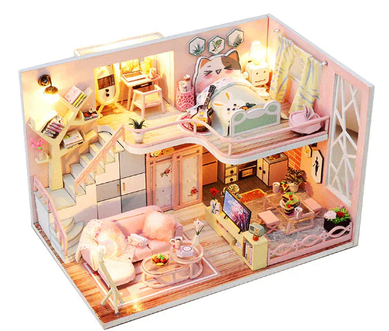 DIY Model Toy Cabin Building Kit