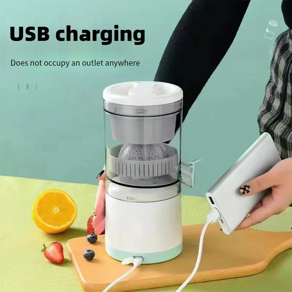 Tragbarer elektrischer Entsafter USB-Aufladung Orange Lemon Fruit Mixer
